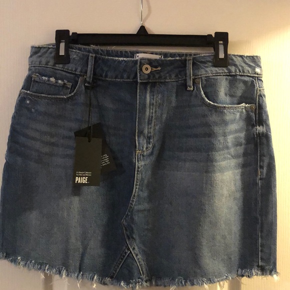 PAIGE Dresses & Skirts - Brand new!! Never worn PAIGE denim skirt
